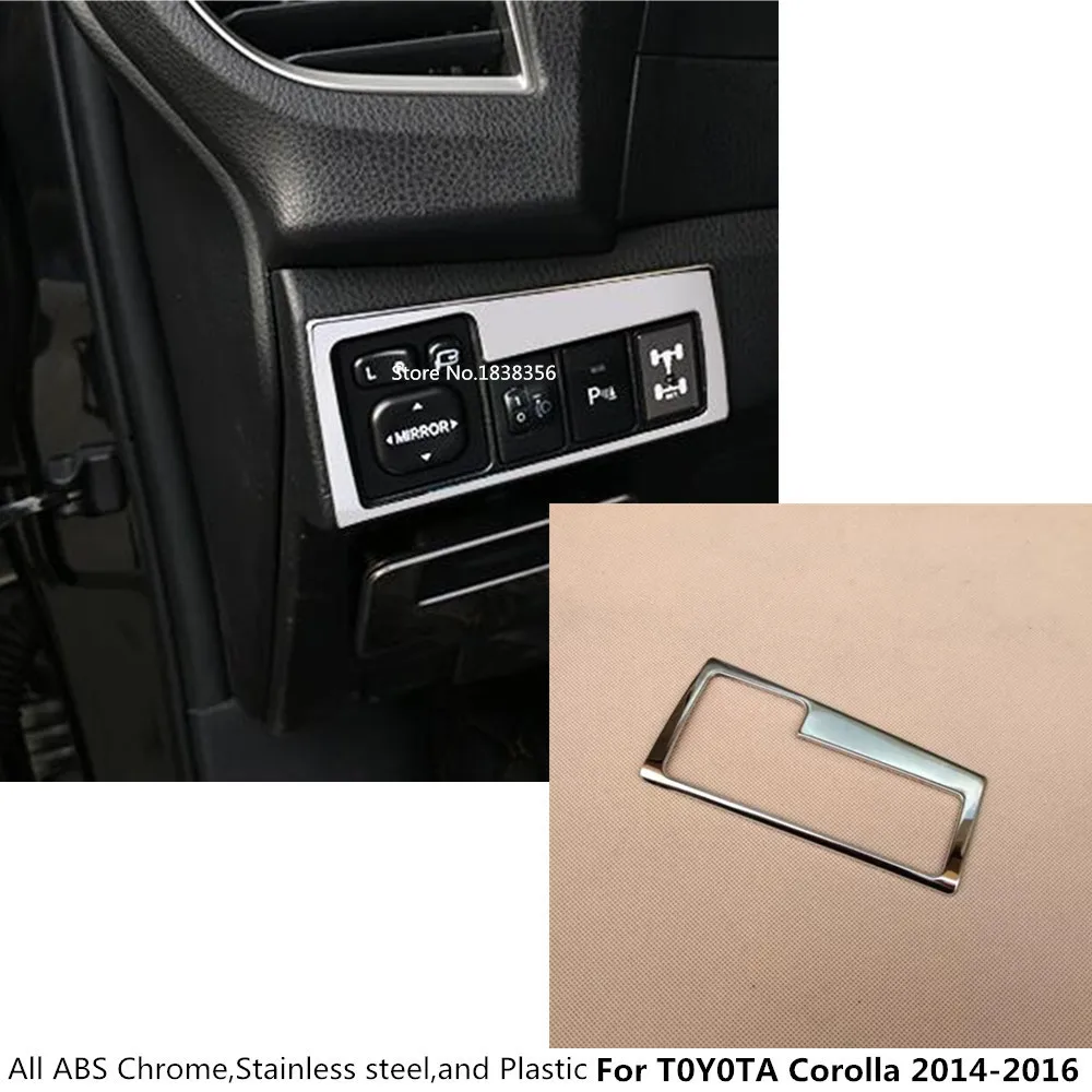 1 шт. передняя противотуманная фара из нержавеющей стали для Toyota Corolla Altis 2014 2015 2016 |