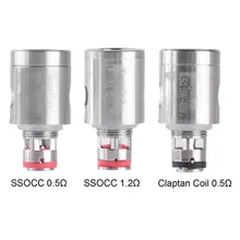 50 шт./лот SSOCC катушки 0.5ohm 1.2ohm 1.5ohm сменные головки распылителя TC Ni200 0.15ohm SSOCC катушки для Subtank/Toptank/Subvod