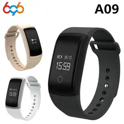 696 A09 Smart напульсник SmartBand крови Давление монитор и датчик частоты сердечных сокращений шагомер браслет Фитнес браслет для iOS и Android