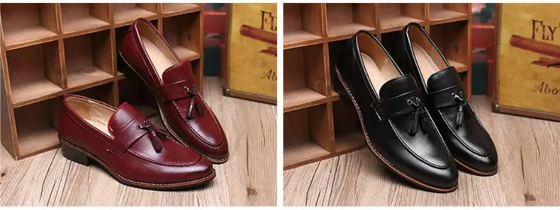 Men's Casual Shoe Loafers Breathable Slip-On Shoes Loafers Men Leather Mens Shoes Casual Men Loafers' Leather Plus Size Socks    (1)