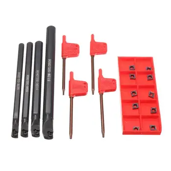

18Pcs 7/8/10/12mm SCLCR06 Lathe Boring Bar Turning Tool with CCMT0602 Inserts hot sale