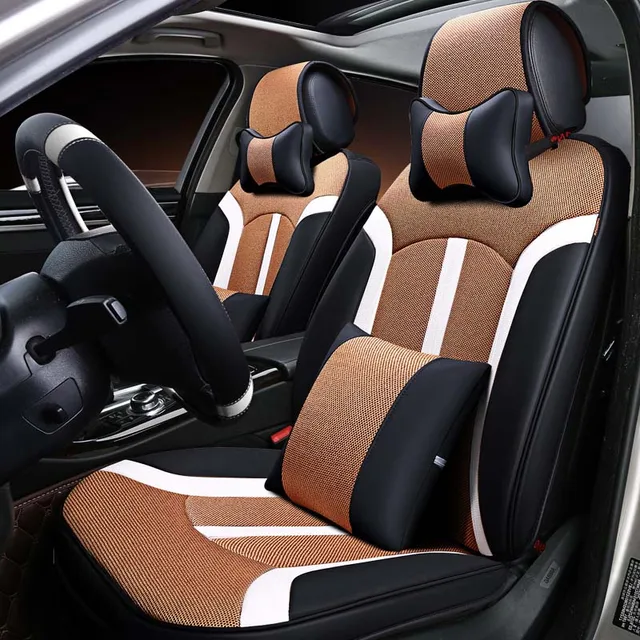 Universal Car seat cover Microfiber leather for BMW 128i 130i 135i 116d 118d 120d 123d auot