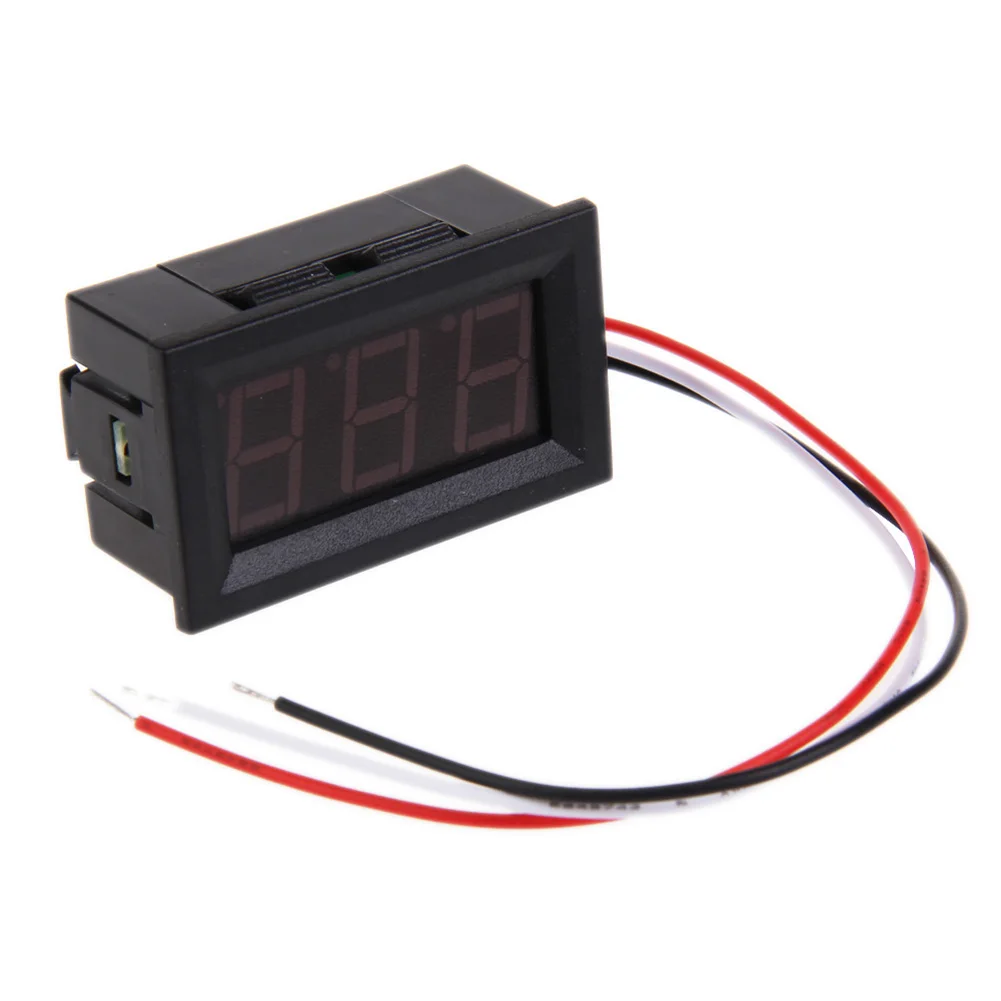 NG4S цифровой вольтметр постоянного тока 0 10 в RGB Светодиодная панель дисплей