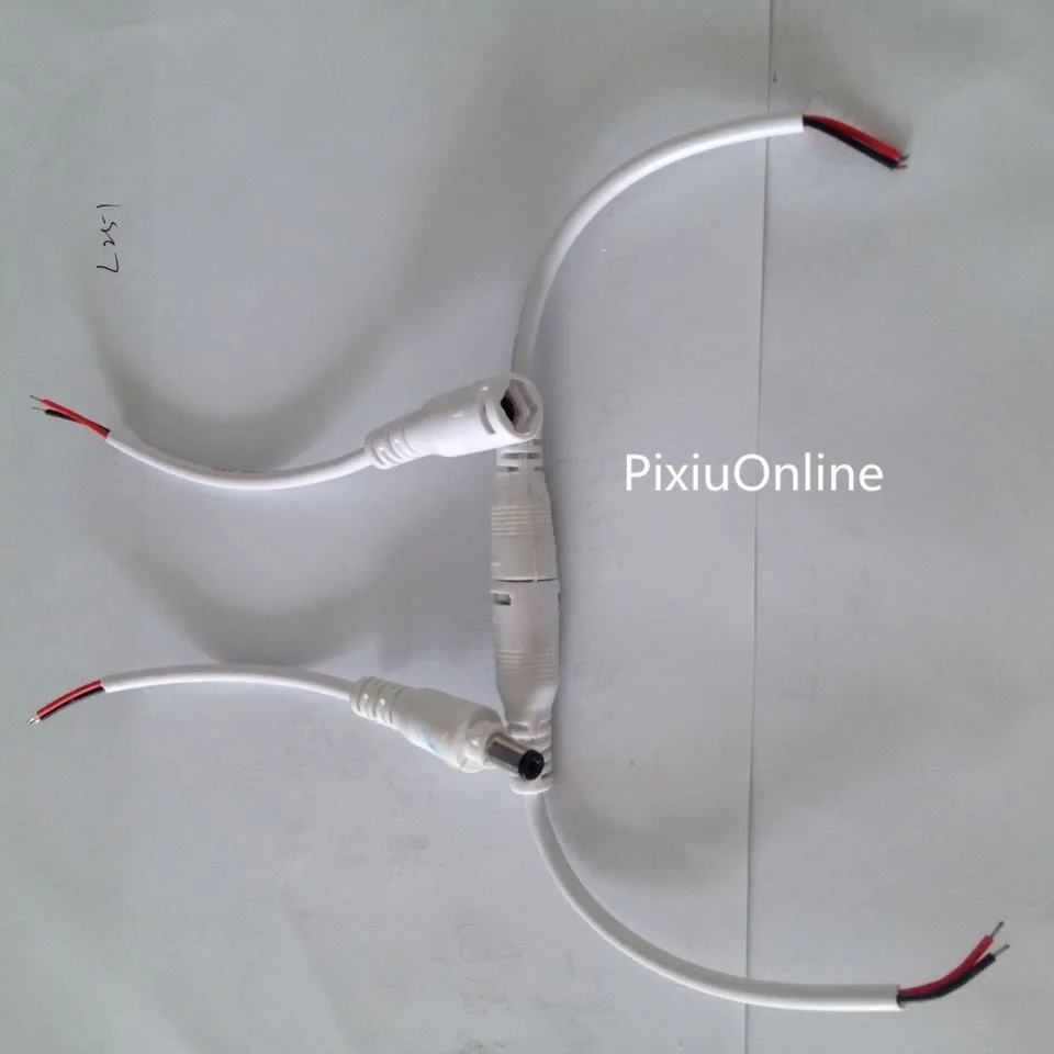 4 шт. L258 UL2464 22AWG 2-жильный белый водонепроницаемый кабель постоянного тока, бесплатная доставка (art.: 79e4abd34) - 79e4abd34