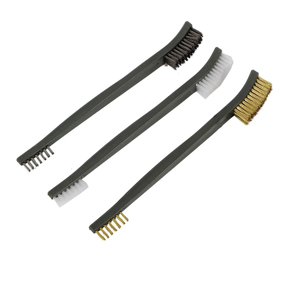 3Pcs/set Airsoft Wire Brushes Hand Gun Cleaning Kit Tactical Shotgun
