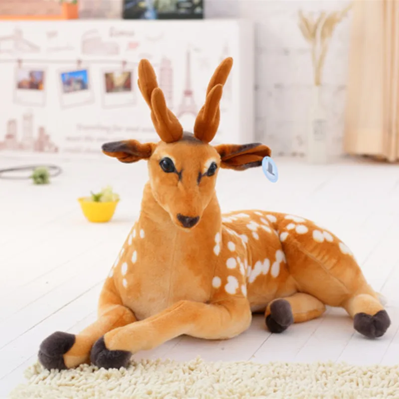 MIAOOWA 1PC Giant Cute Simulation Animal Plush Toy Soft Pillow Kawaii Deer Doll Kawaii Giraffe Children Baby Kid Birthday Gifts MIAOOWA 1PC Giant Cute Simulation Animal Plush Toy Soft Pillow Kawaii Deer Doll Kawaii Giraffe Children Baby Kid Birthday Gifts