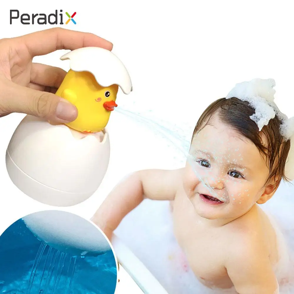 Игрушки Ванна Душ игра игрушка воды Развлечения игрушка для ванной Симпатичные спрей утиное яйцо значимый Пластик Ванная комната