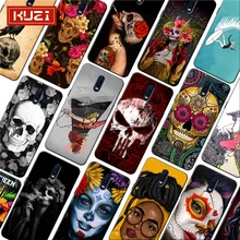 Black girl art Unique Luxury Mexican Skull Soft Silicone Phone Case for oneplus one plus 7 pro 7 6 6t 5t