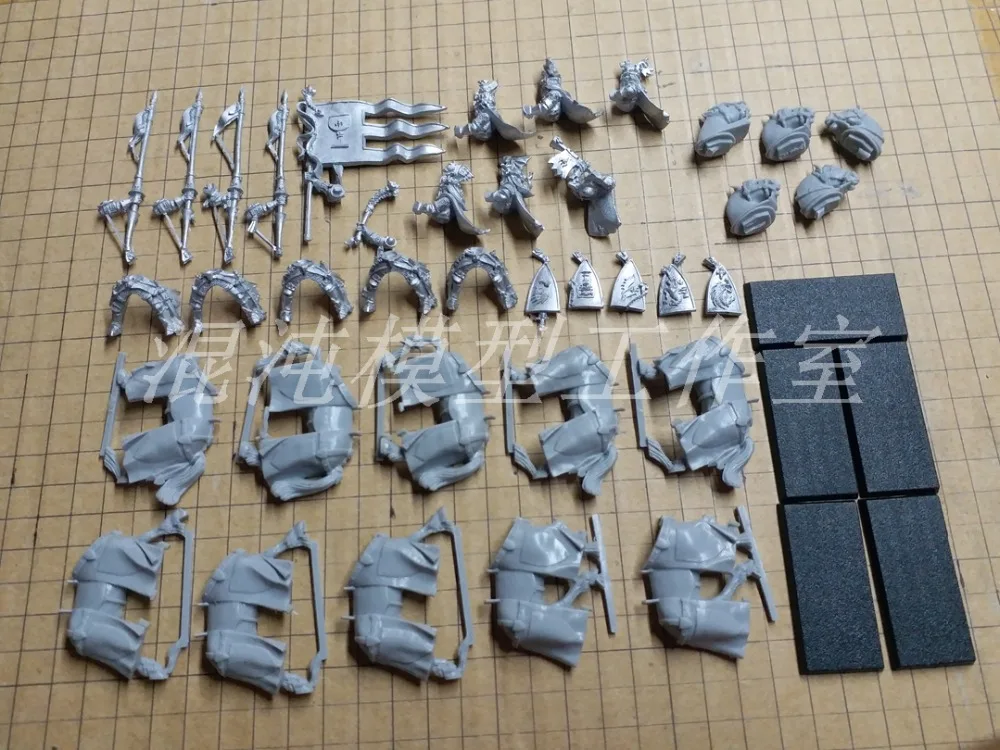Bretonnian grail knights-металл + смола Трензель | Игрушки и хобби