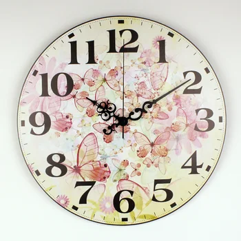 

Beautiful Butterfly Wall Decoration Watch Clock Home Decoration Silent Wall Clock Modern Design Warranty 3 Years Gifts