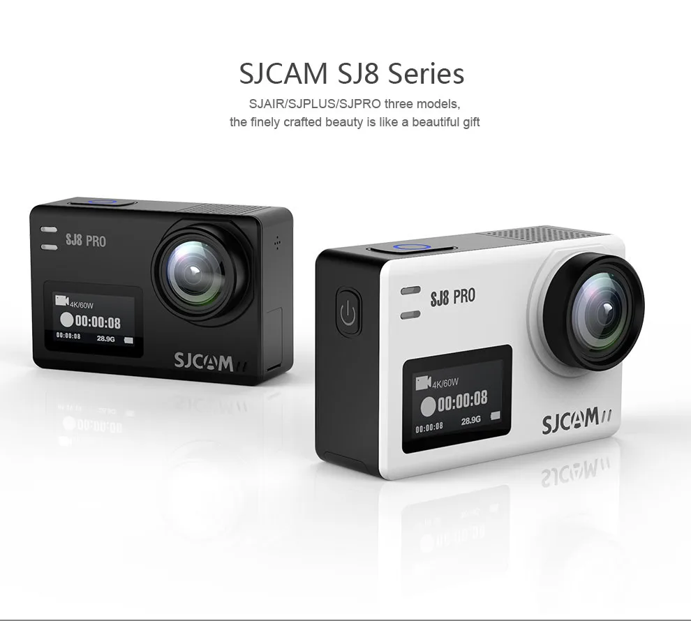 Экшн-камера SJCAM SJ8 Pro, Спортивная камера, 4 K, WiFi, SJ8 Plus, для экстремальных видов спорта, DV, для дайвинга, 30 м, водонепроницаемая, SJ8 Air, 1080 P, для спорта на открытом воздухе