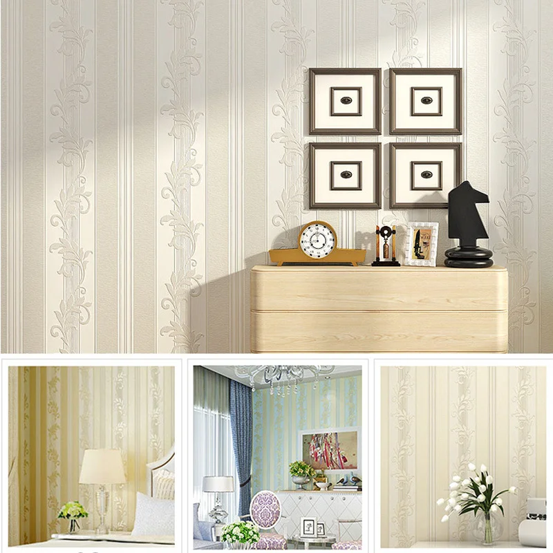 

New Precision 4D Concave Stereo American Vertical Bar Wallpaper Wallpaper Living Room Bedroom Sofa Background Brand Wallpaper