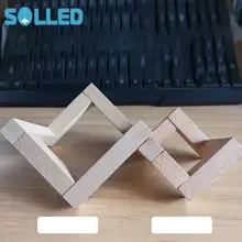 SOLLED 3D Луна ночник деревянный кронштейн стабильная база аксессуар