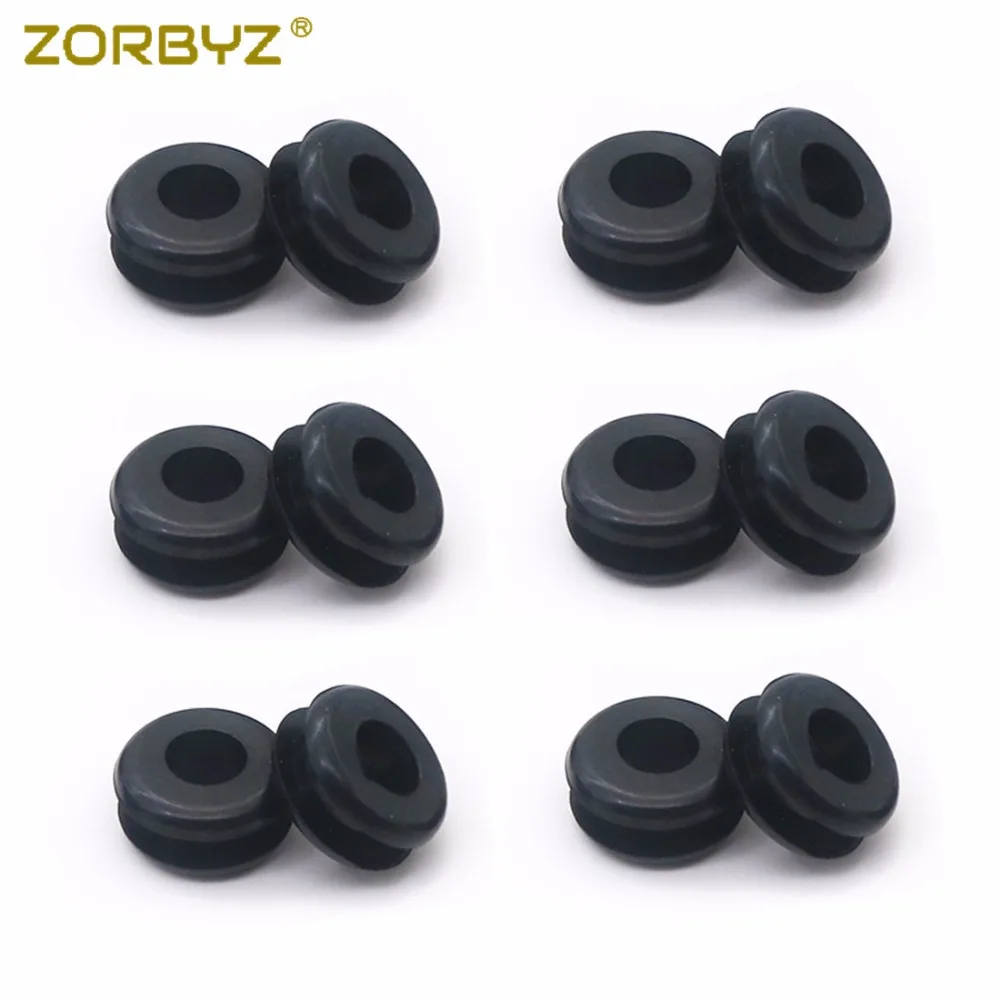 ZORBYZ 12Pcs Motorcycle Rubber Fuel Tank Mounting Grommets Gasket Kit