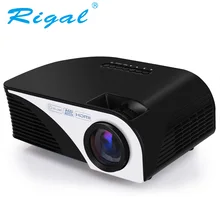 Rigal Projector RD805B 1200 Lumens Android 4.4.4 WIFI LED Portable MINI Projector 3D Beamer for Video Home Cinema Theater Movie