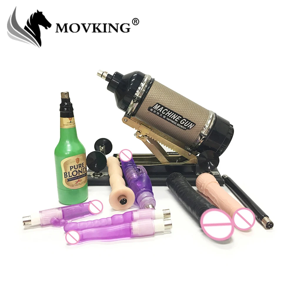 MOVKING Cannon секс машина Мужской мастурбатор чашка и кролик вибратор Автоматическая