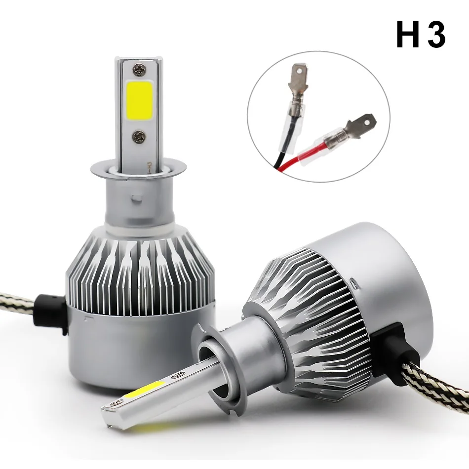 

Super Turbo C6 H3 Luces LED Para Auto Headlight Bulb For Car Automotivo Light Bulbs Farol Lampada Carro Far Ampolletas Faros Oto