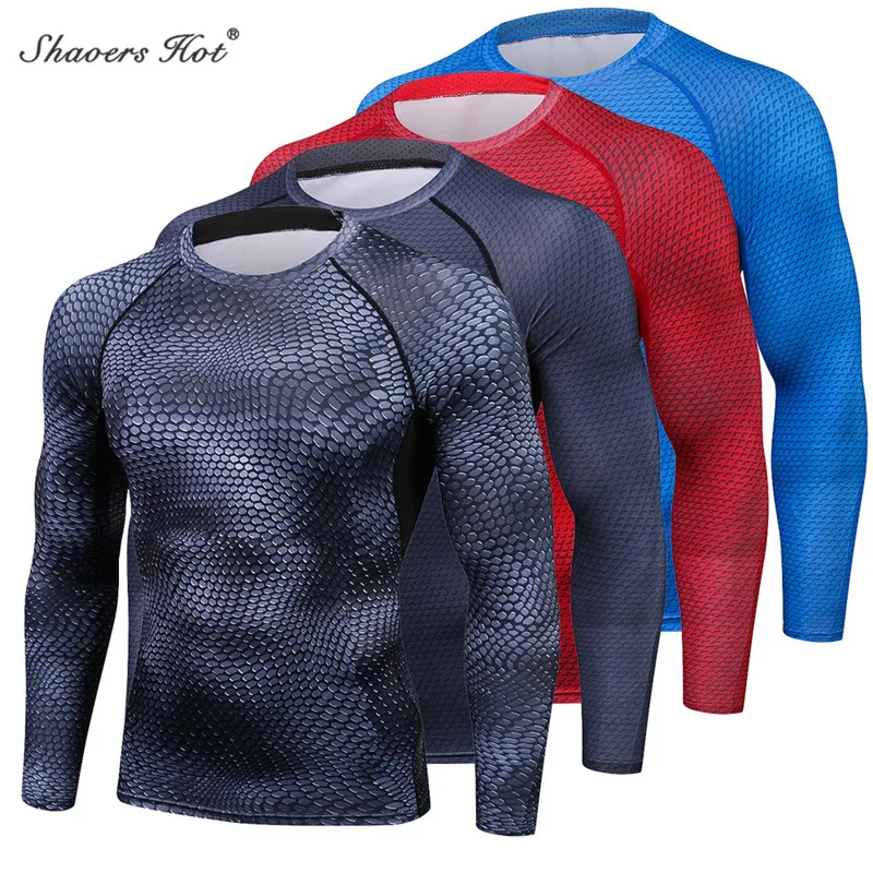 2018 New font b Sport b font Shirt Men Long Sleeve Jerse Quick Dry Men s