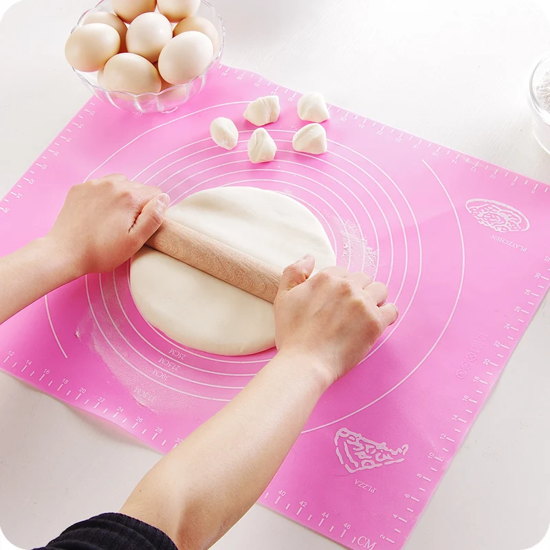 20pcs Large Reusable Non stick Silicone Baking Pad with Measurements