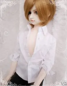 529 # белая рубашка/наряд 1/3 СД DOD BJD Boy Dollfie