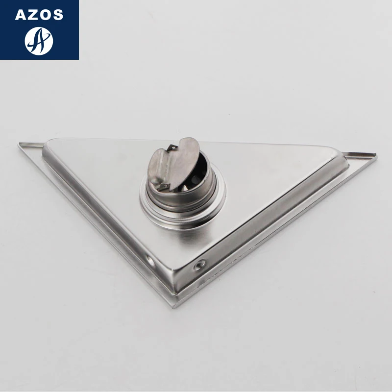 AZOS SUS304 из нержавеющей стали с постепенным увеличением(гидрозатвор для напольный душ комната быстрой дренаж дезодорант/быстрый дренаж 165*233 мм треугольник