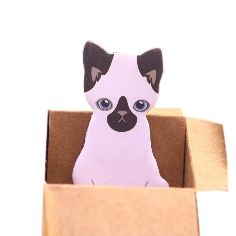 3d наклейки в виде кота и собаки милые корейские канцелярские принадлежности