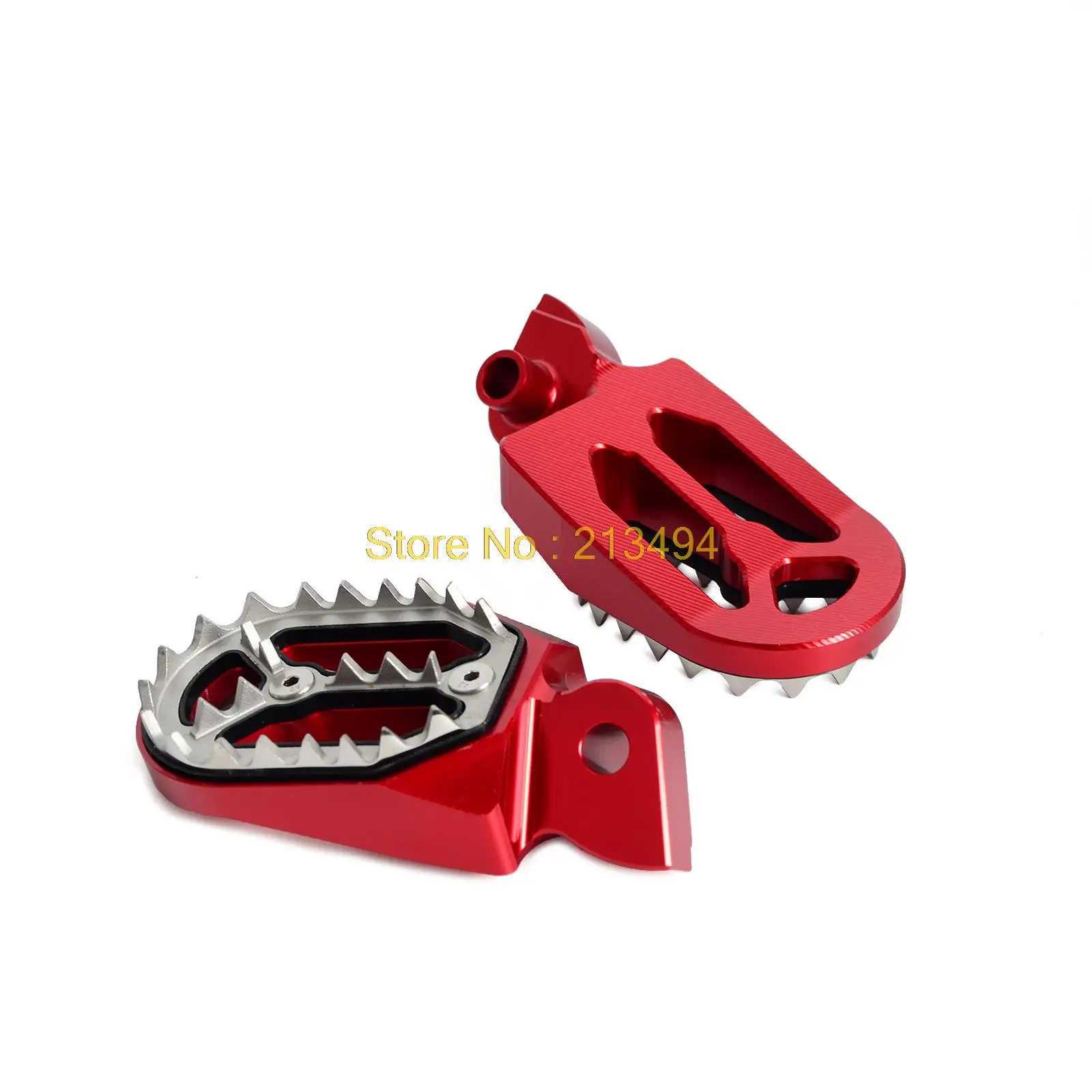 Мотоцикл Заготовка ЧПУ широкие Подножки для Yamaha YZ85 YZ125 YZ250 YZ400F YZ426F YZ450F WR250F WR450F WR426F WR250R/X