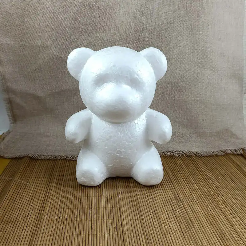 1 шт. моделирование Poliestireno Isopor Espuma animal Banco Bolas DE Artesanato Para DIY Presentes DE Natal Fontes Do Partido
