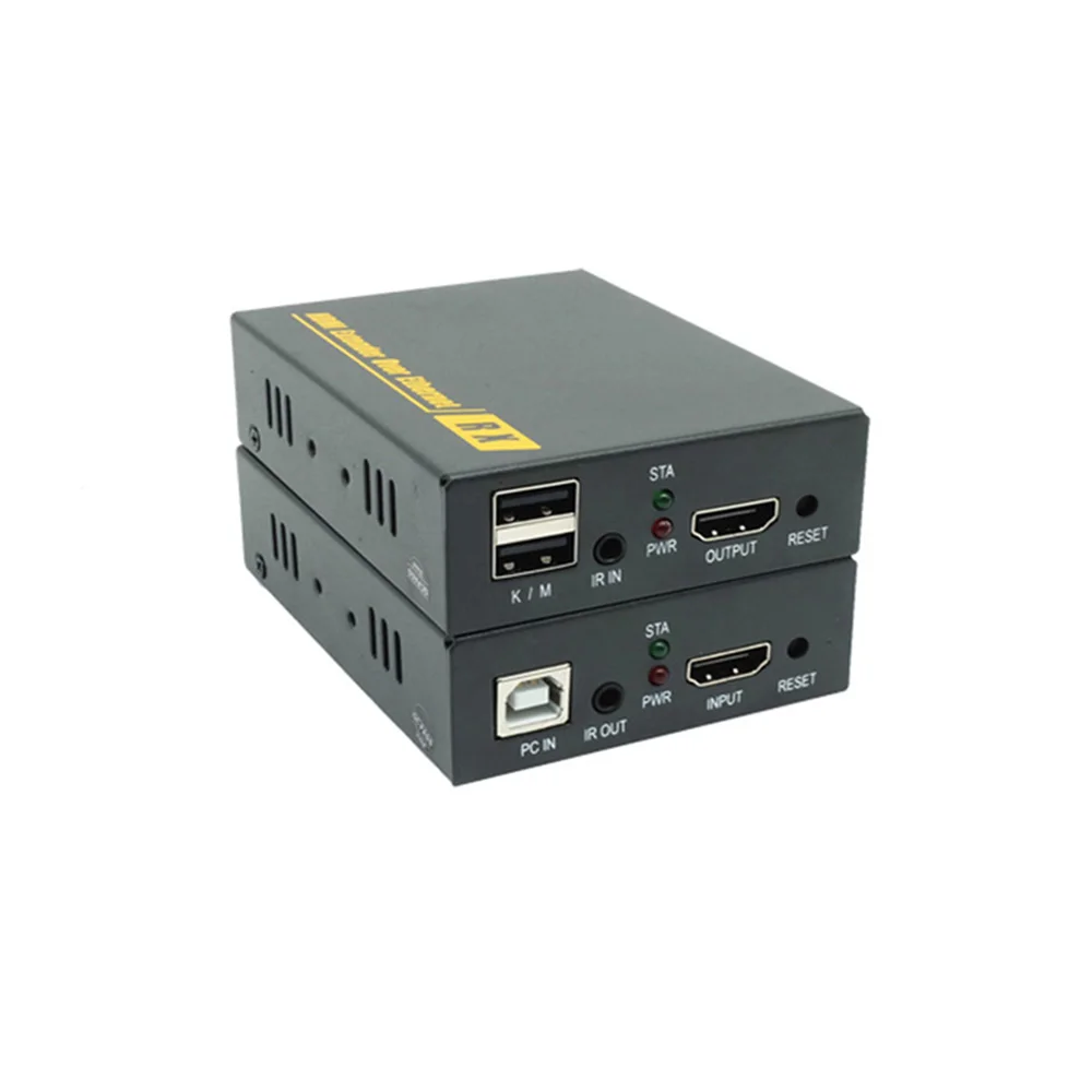 Самый новый HDMI KVM удлинитель TCP/IP сетевой высокого качества 120m USB IR CAT5e/6|hdmi kvm extender|kvm