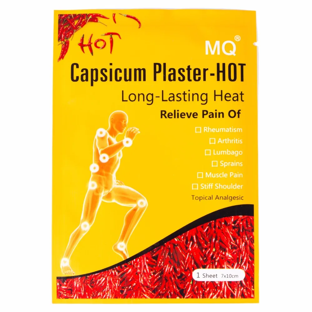 30 Pcs / Lot Hot Capsicum Plaster Chinese Medical Hot Plaster for