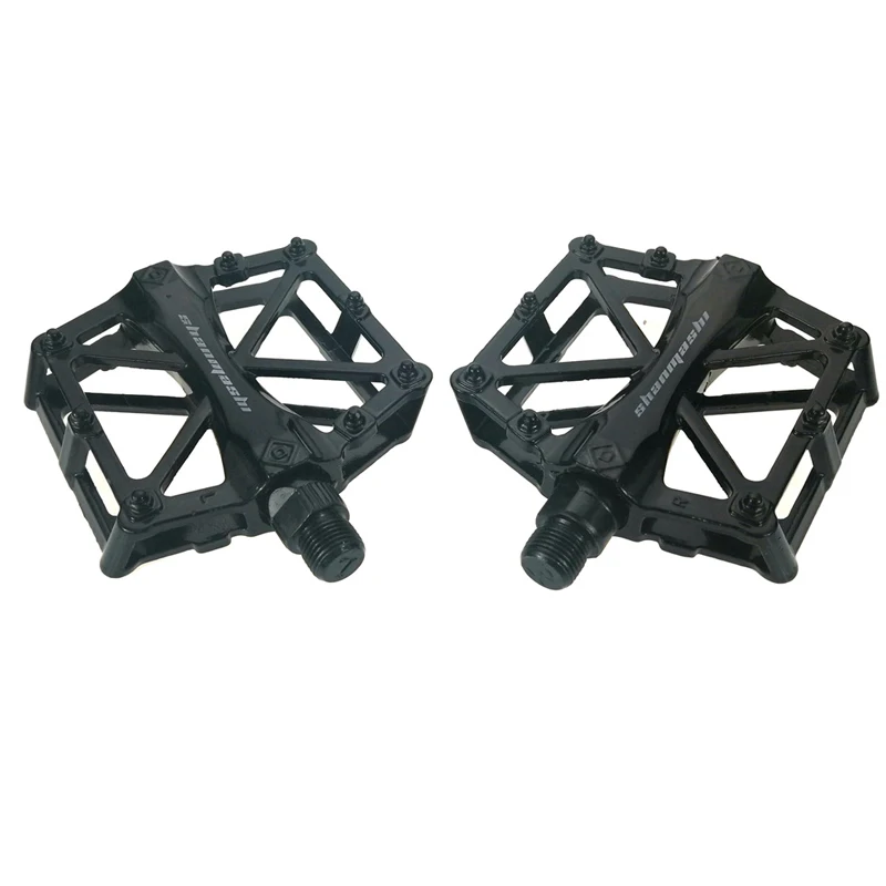 Ultralight Bike Pedal Bicycle Pedals Sealed Rolling Aluminum Alloy Flat Platform Bearing Pedals 9/16