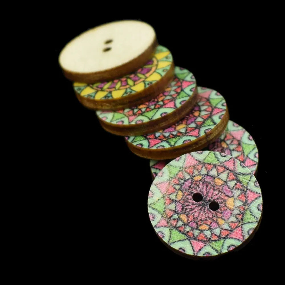 100 шт. разноцветные винтажные декоративные пуговицы для одежды|Пуговицы| |