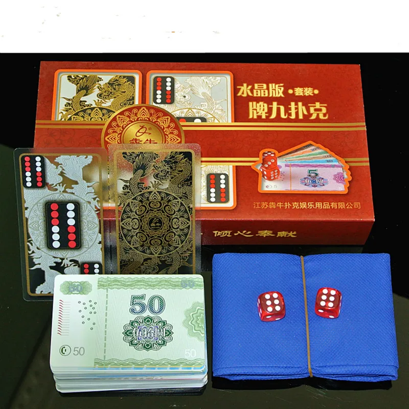 Кристальный покер маджонг домино Гоу портативная пластиковая скатерть чипы