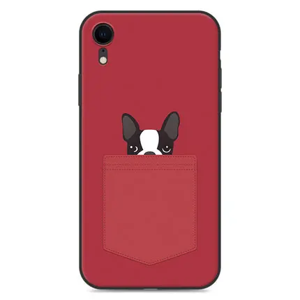 6," для iphone XR чехол милый мультфильм мягкий чехол для iphone X R защитная оболочка для iphone XR задняя крышка fundas coque