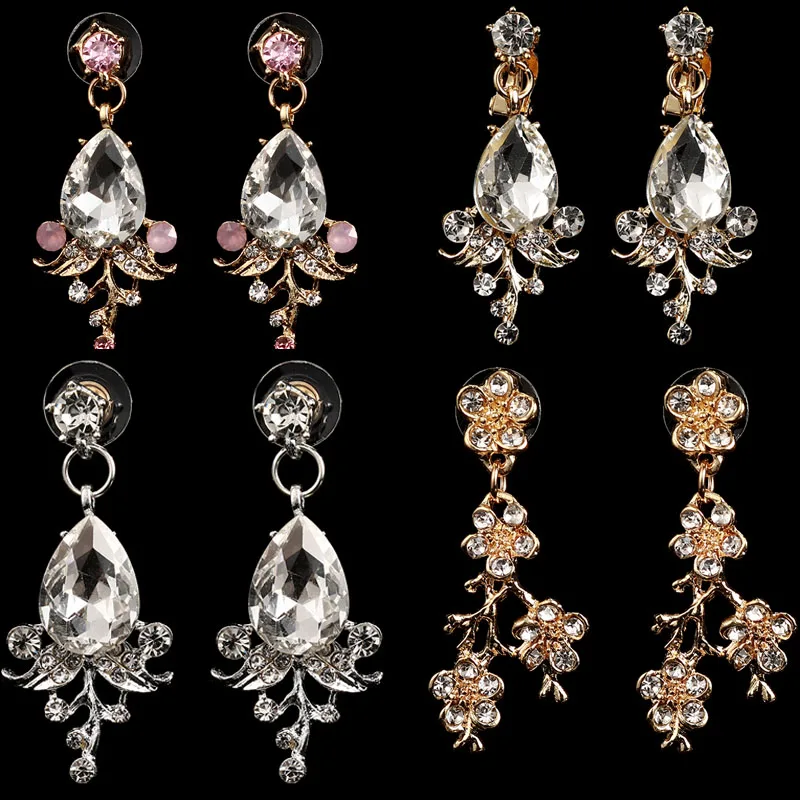 wedding crown queen bridal Tiaras bride crown with earrings headband Wedding Accessories diadem mariage hair jewelry ornaments - Image 6