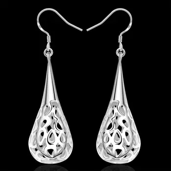 

925 jewelry silver plated earrings , silver plated fashion jewelry , Pierced Earrings /duoamlva enyanffa LKNSPCE337