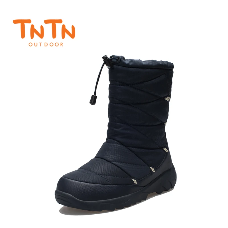 TNTN/; уличные зимние водонепроницаемые ботинки для мужчин и женщин; походные уличные ботинки; хлопковые ботинки; Теплая Флисовая зимняя обувь