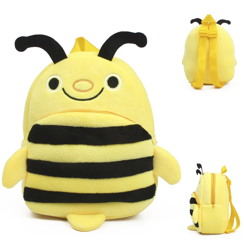 

Cute cartoon kids plush school bag kindergarten Children's gifts backpack soft toy Baby kids student bags lovely Bee