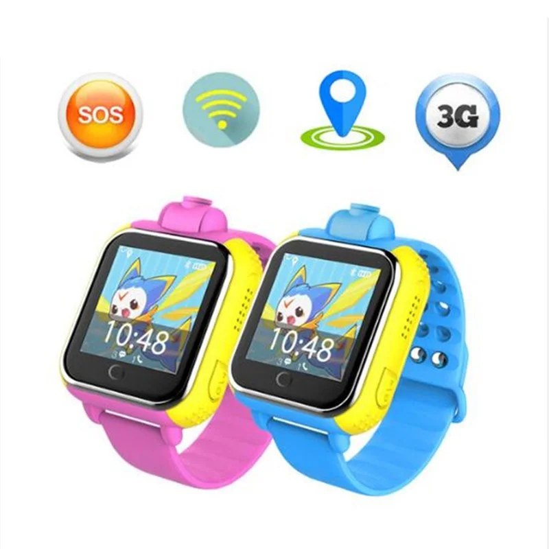 

Kids 3G Smart Watch with Camera GSM GPRS WIFI GPS Locator Tracker and SIM Card Slot Wristwatch for Android IOS