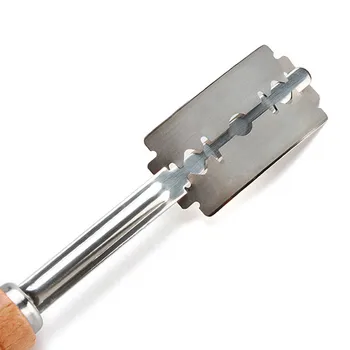 

1 Set French Toas Cutters Arc Curved Western-style Bread Knife Wooden Handle Stainless Steel Bread Cutte Baking Accessories