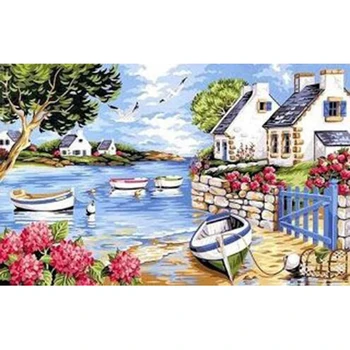 

Full Square/Round Drill 5D DIY Diamond Painting Seaside Brittany Embroidery Cross Stitch Mosaic Rhinestone Decor TT026