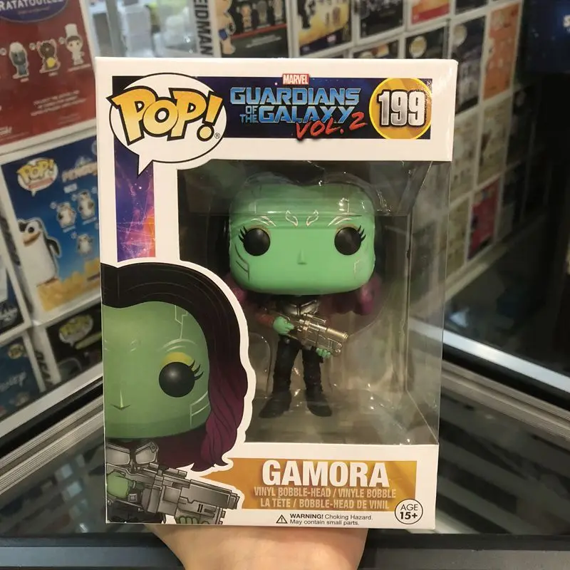 Официальный FUNKO POP Marvel: стражи галактики 2 гамора Виниловая фигурка Коллекционная