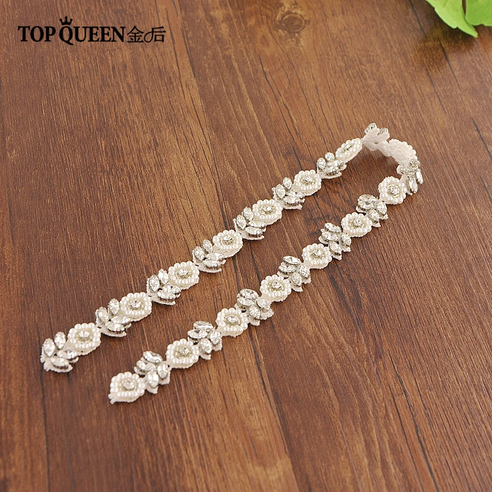 

TOPQUEEN S101A Crystal belts Jewel belt Crystal wedding belts wedding dresses estra width wedding dresses belt flowers girl