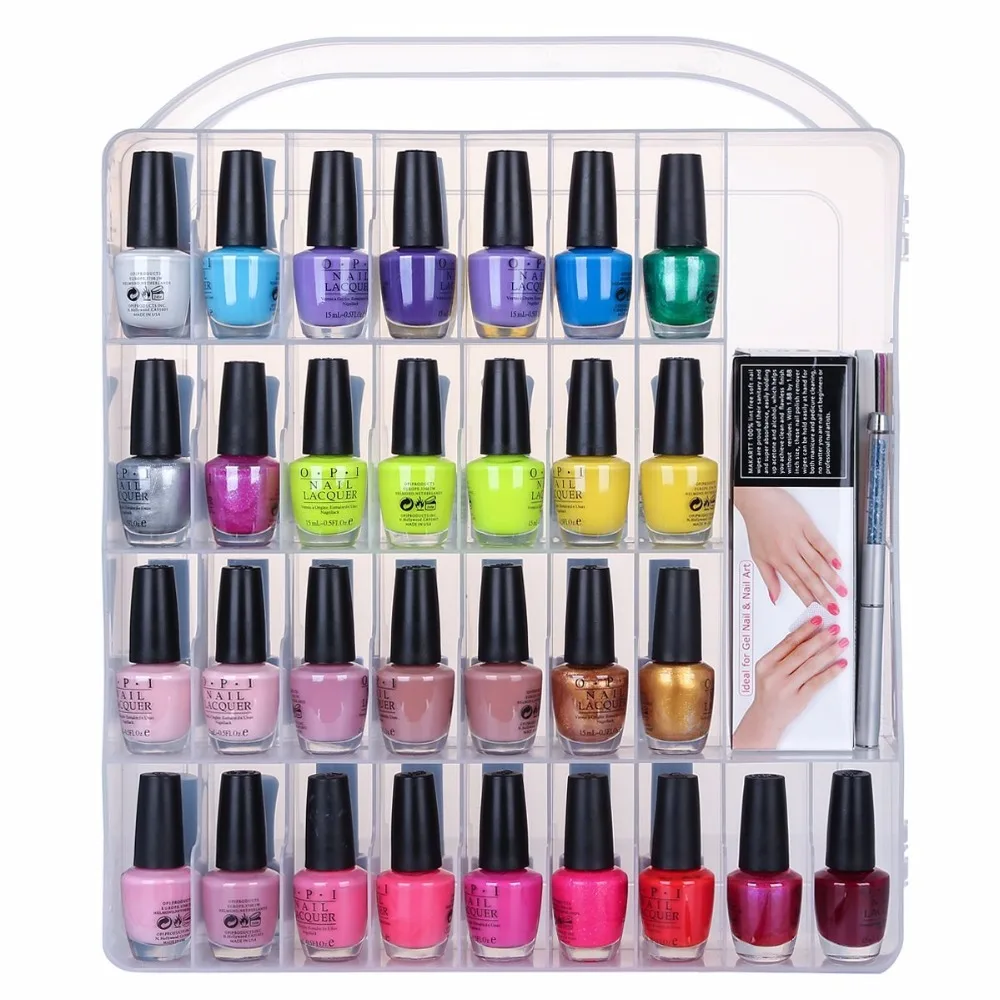 MAKARTT Professional Nail Polish Holder for 60 bottles with Large