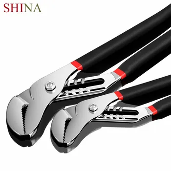 

SHINA 1PC Automatic Location Pipe Wrench Adjustable Plumbing Wrench Pipe Vice Universal Wrench Hand Tools