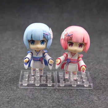 

Anime Re Life In A Different World From Zero Remu Ramu Kimono Ver PVC Action Figure Collectible Model doll toy 10cm 942a 942b