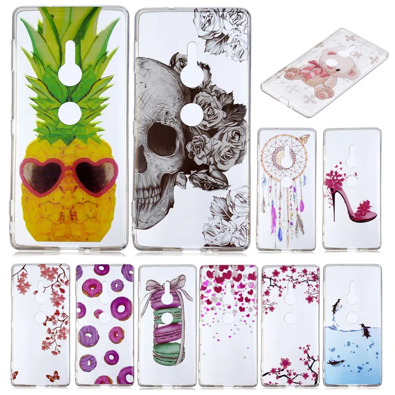 

For Sony Xperia XZ2 Case Sony XZ2 Case Soft Transparent TPU Cover Phone Case For Sony Xperia XZ2 H8216 H8266 H8296 Case Silicone