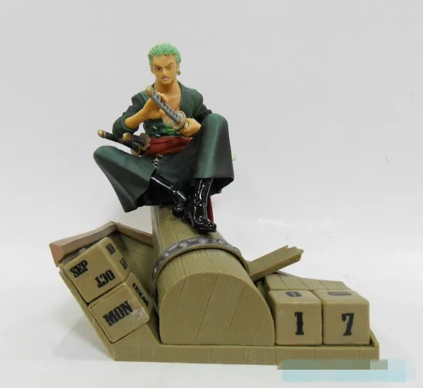 

Roronoa Zoro 1pcs 6inch One Piece Zoro Eternal Cool Roronoa 15cm Calendar Pre-Painted PVC Figure kunai pet