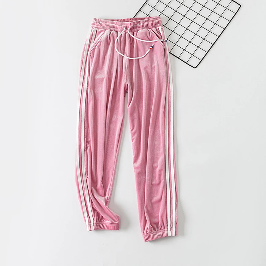 ZYFPGS 2019 Women's Nine Points Casual Pants Corduroy Fabric Casual Women Pants Plus Size Retro Waist Loose Z0710 ZYFPGS 2019 Women's Nine Points Casual Pants Corduroy Fabric Casual Women Pants Plus Size Retro Waist Loose Z0710