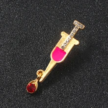Medical Syringe Enamel Pins Brooches Stethoscope Badge For Nurse Doctor Graduating Student Lapel Denim Shirt bags Hat Gifts Medical Syringe Enamel Pins Brooches Stethoscope Badge For Nurse Doctor Graduating Student Lapel Denim Shirt bags Hat Gifts